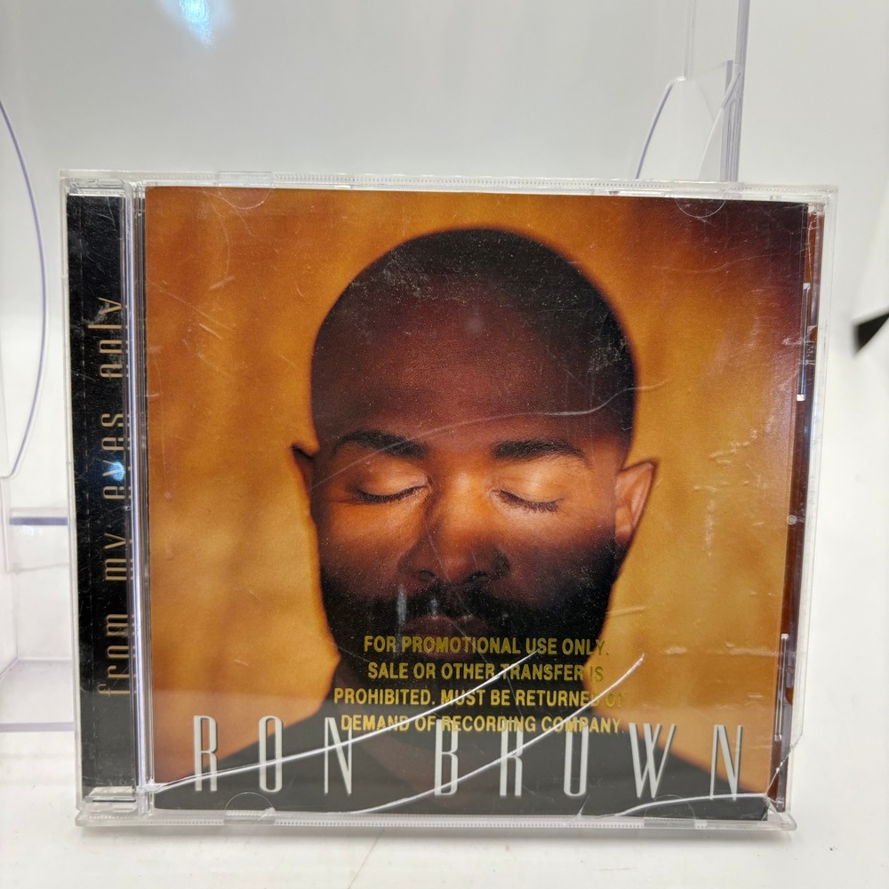 Ron Brown From My Eyes Only CD Smooth Jazz Promotional Copy Rare‎